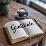 journal de gratitude : ecrire dans un cahier est un des5 exercices puissants de gratitude